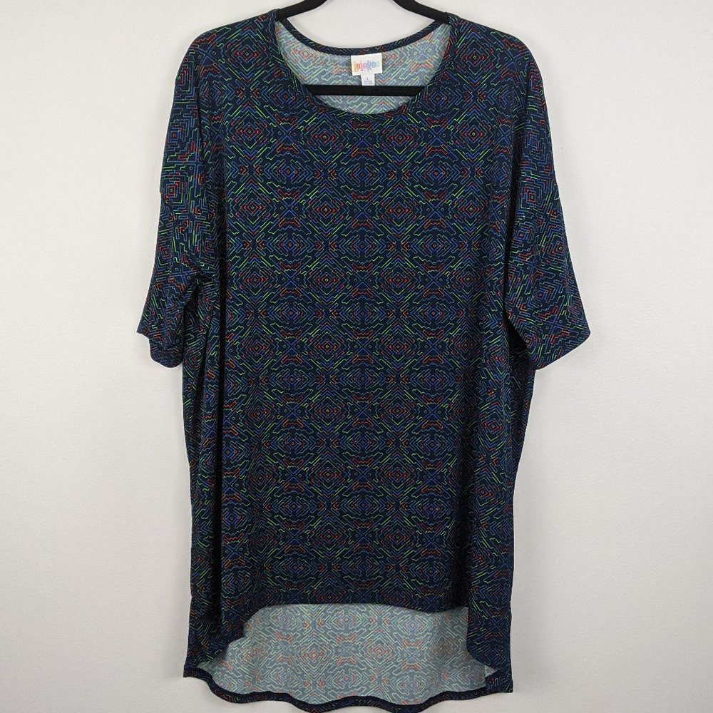 LuLaRoe Geometric Print Tunic Athletic T-shirt
